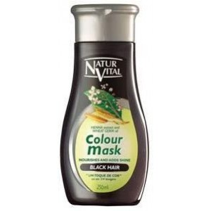 Маска за коса, запазваща цвета Черно – Natur Vital